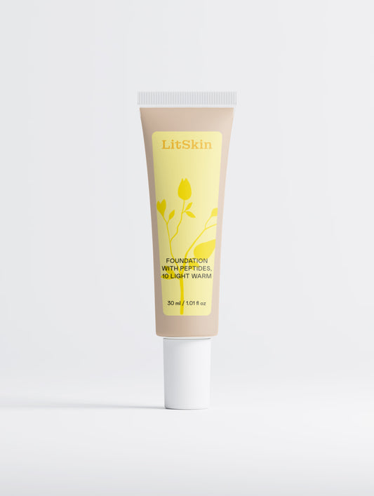 Foundation with Peptides, 10 Light Warm